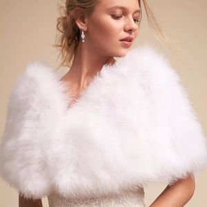 BHLDN White Antoinette Wrap by Annabelle NYC
